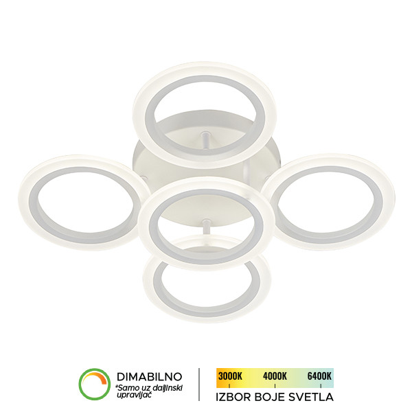 LED plafonska lampa F2083-50C WH