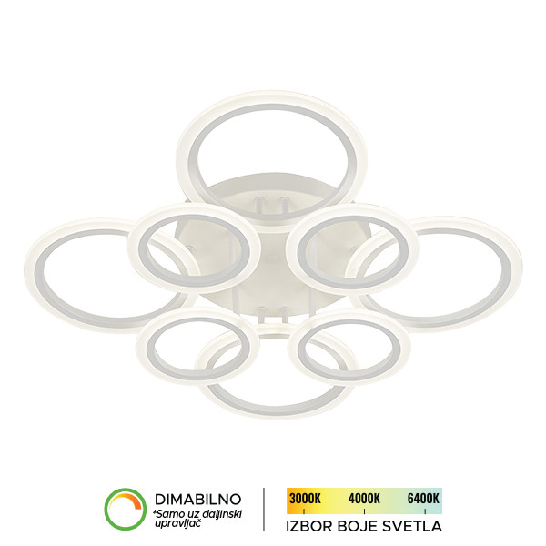 LED plafonska lampa F2083-100C WH