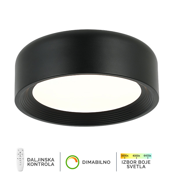 LED plafonska lampa F2096-51C BK