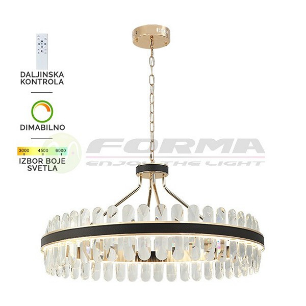 LED visilica KP4003-110V BK+GD