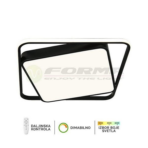 LED plafonska lampa F2822-50C BK