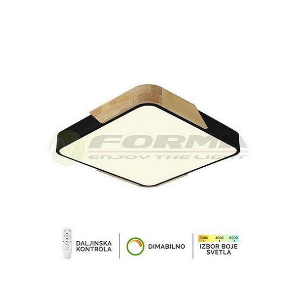 Plafonska lampa F2812-20C BK+WD