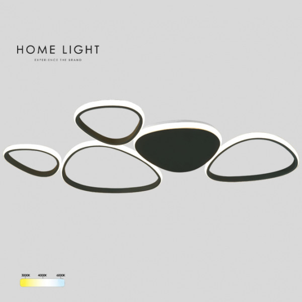 SOLEA 21 PLAFONSKA SVETILJKA 48W 3000/4000/6000K CRNA