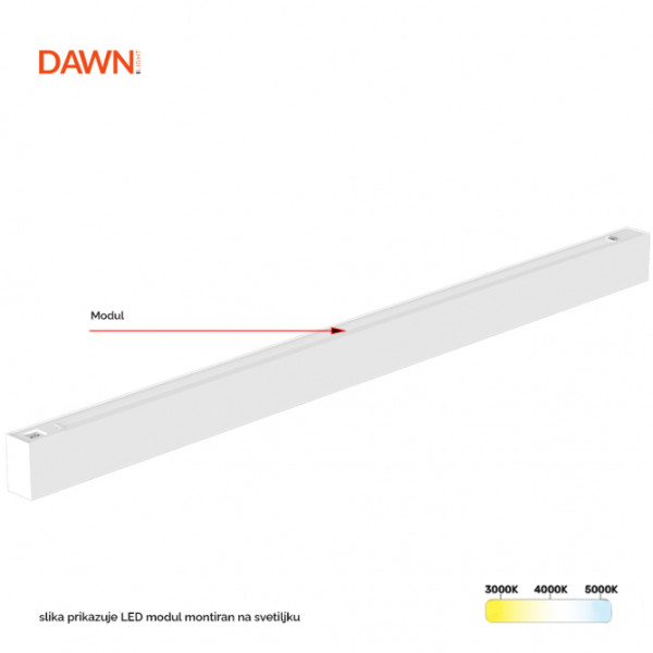 DAWN LED MODUL LT-T-020 1,5M CCT BELA