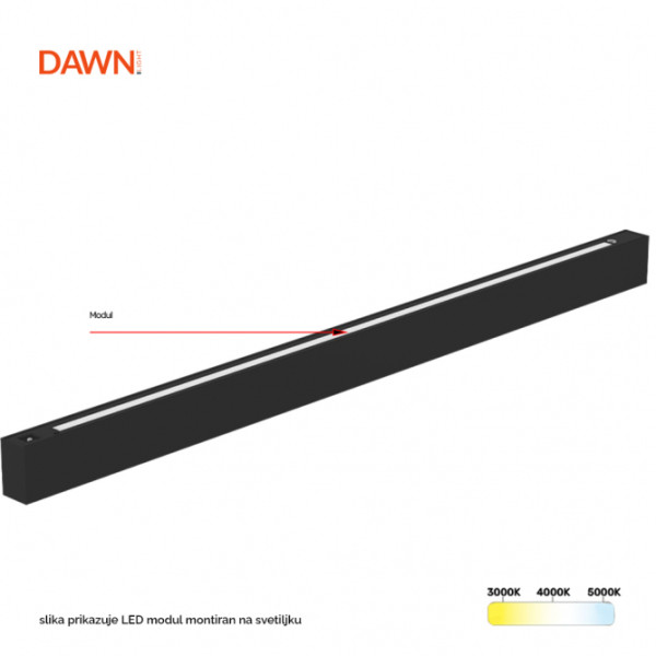 DAWN LED MODUL LT-T-020 1,5M CCT CRNA