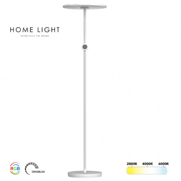 PODNA LAMPA LT400CR 40W+8W RGB/CCT DIM BELA