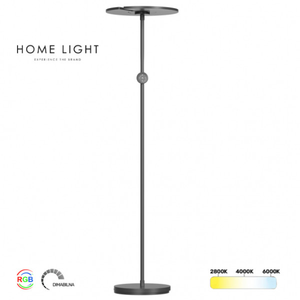 PODNA LAMPA LT400CR 40W+8W RGB/CCT DIM CRNA