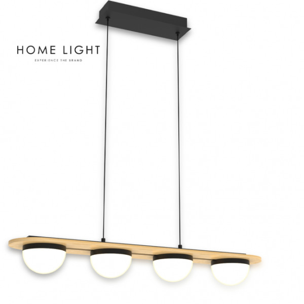 SOLEA 6 LUSTER 28W 3000/4000/6000K CRNA/DRVO