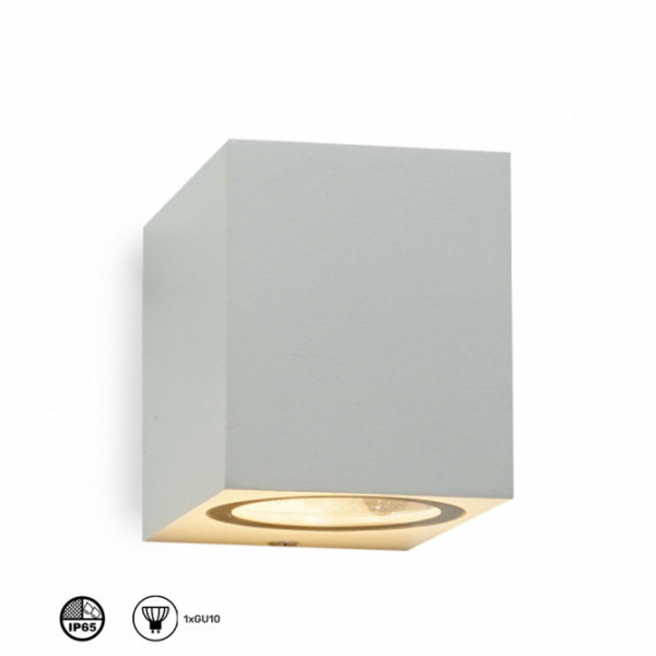 SVETILJKA W10411 ZIDNA 1*GU10 IP65 BELA