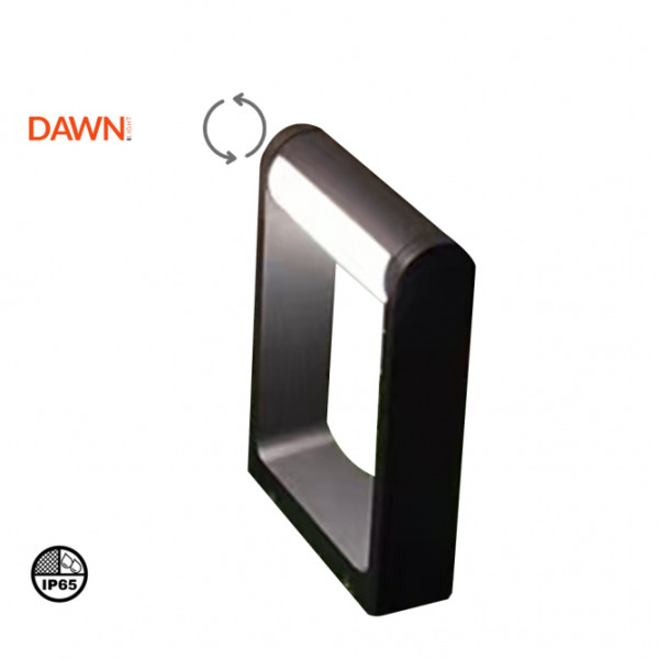DAWN LED SVETILJKA 0230-300 STUBNA 12W 3000K IP65 SIVA