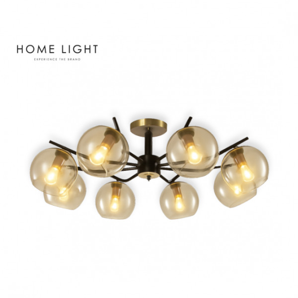 TALIA 32 LUSTER 8*E14 CRNA/BAKAR