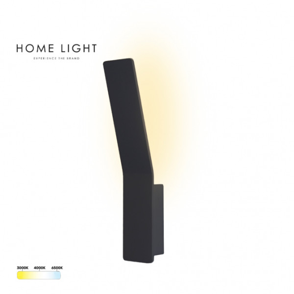 SOLEA 84 ZIDNA LAMPA 6W CCT CRNA