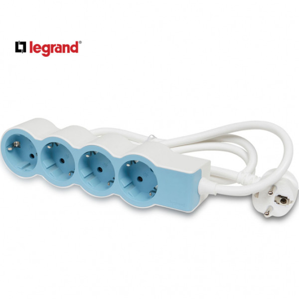 LG 694554 PRODUZNI BLOK 4X2P+E 1.5M (BELA/N.PLAVA)