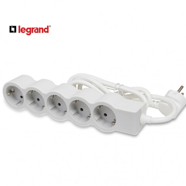 LG 694555 PRODUZNI BLOK 5X2P+E 1.5M (BELA/S.SIVA)