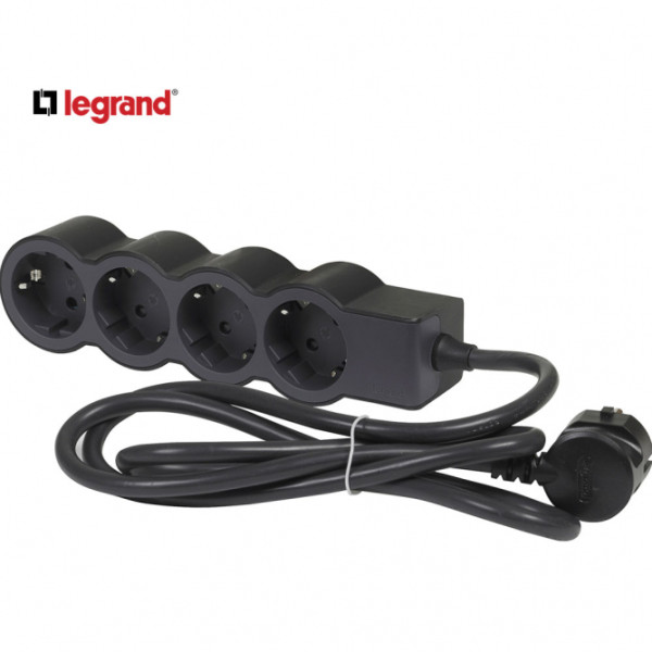 LG 694562 PRODUZNI BLOK 4X2P+E 3M (CRNA/T.SIVA)