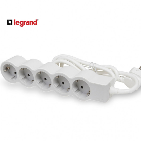 LG 694563 PRODUZNI BLOK 5X2P+E 3M (BELA/S.SIVA)