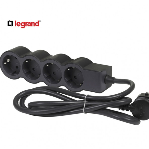 LG 694570 PRODUZNI BLOK 4X2P+E 5M (CRNA/T.SIVA)