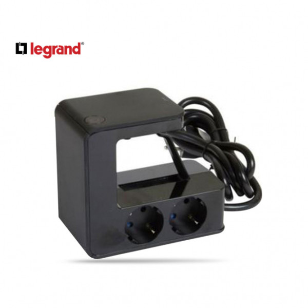 LG 694812 PRODUZNI BLOK SA KACENJEM 4X2P+E 2XUSB-A 1.5M (CRNA)