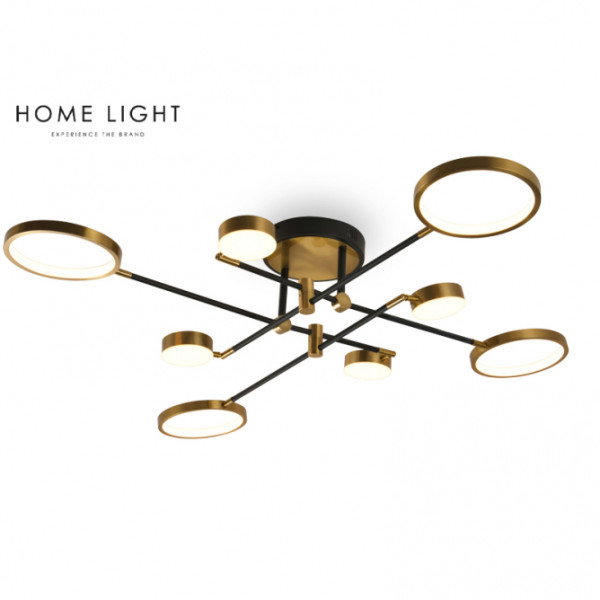 VESTA 489 LUSTER 76W 3000K CRNA/MESING