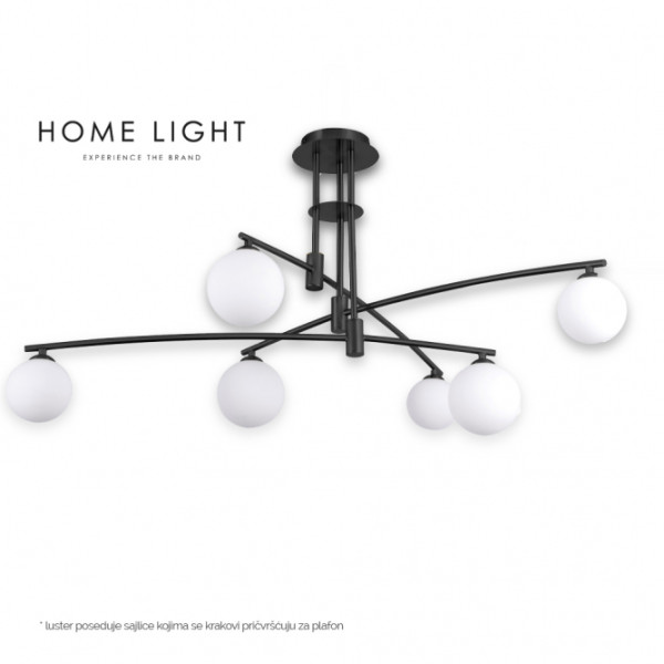 VESTA 376 LUSTER 6*G9 CRNA