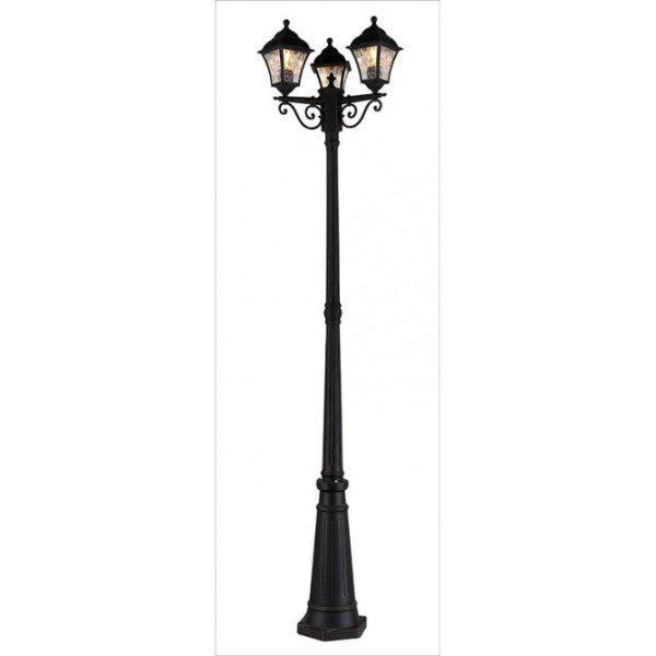 FENJER 1013L STUBNI 3*E27 CRNI IP44